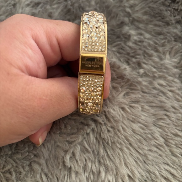 Henry Bendel New York Gold and Crystal Women's Bracelet - Picture 2 of 13